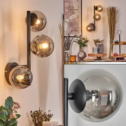 Chehalis Boule lumineuse Fumé, 3 lumières