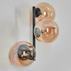 Chehalis Boule lumineuse Ambre, 3 lumières