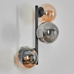 Chehalis Boule lumineuse Ambre, 3 lumières
