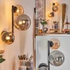 Chehalis Boule lumineuse, Applique murale Ambre, Fumé, 3 lumières