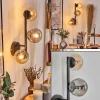 Chehalis Boule lumineuse, Applique murale Ambre, Fumé, 3 lumières