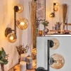 Chehalis Boule lumineuse, Applique murale Ambre, 3 lumières