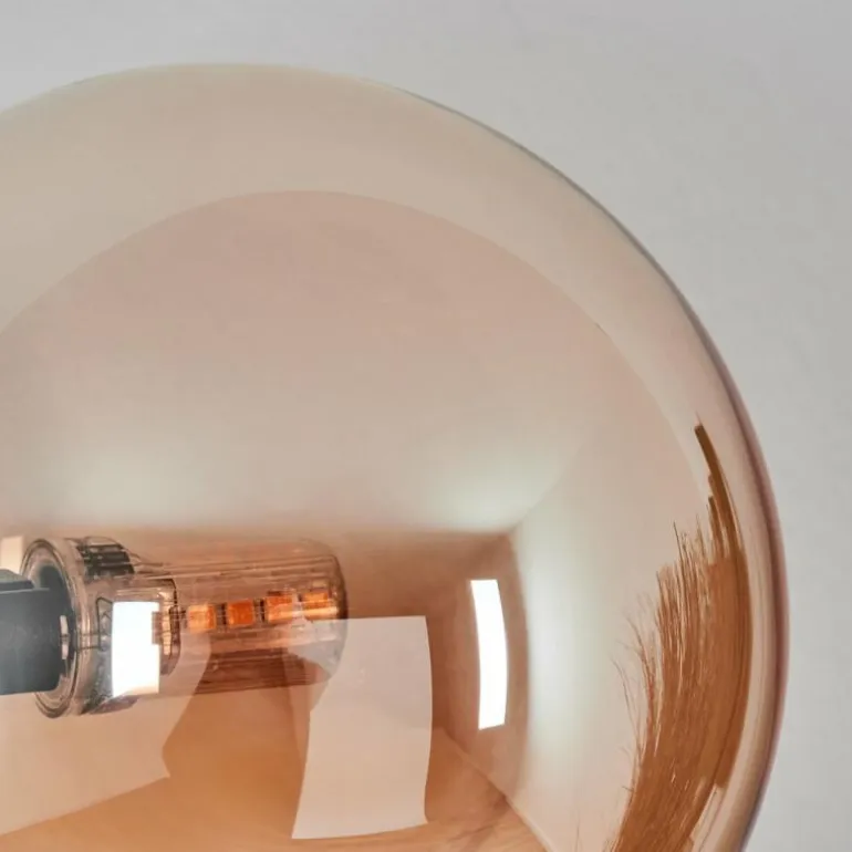 Chehalis Boule lumineuse, Applique murale Ambre, 3 lumières