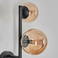 Chehalis Boule lumineuse, Applique murale Ambre, 3 lumières