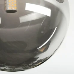 Chehalis Boule lumineuse, Applique murale Fumé, 3 lumières