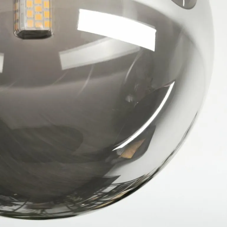 Chehalis Boule lumineuse, Applique murale Fumé, 3 lumières