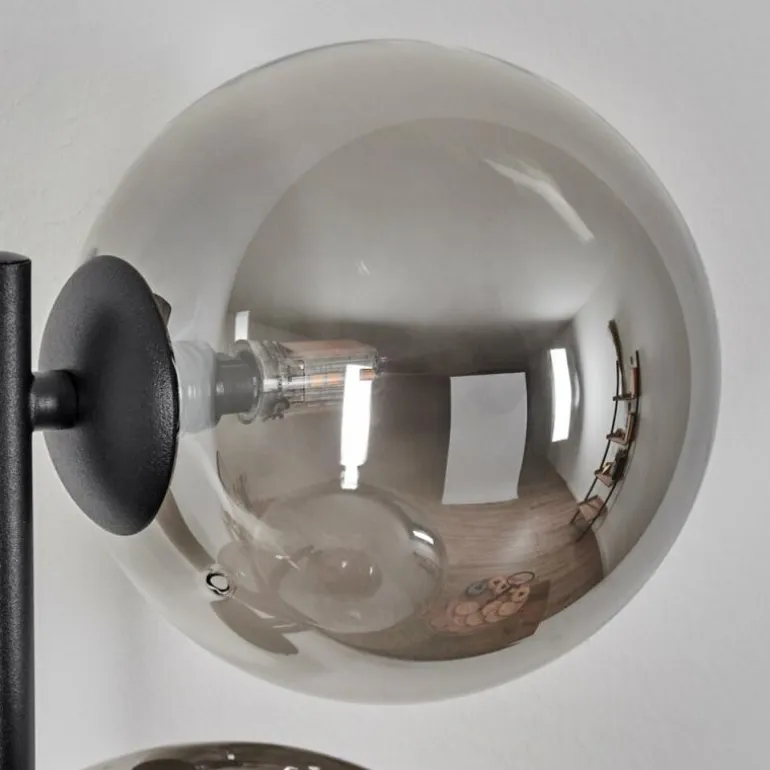 Chehalis Boule lumineuse, Applique murale Fumé, 3 lumières