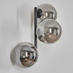 Chehalis Boule lumineuse, Applique murale Fumé, 3 lumières