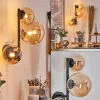 Chehalis Boule lumineuse, Applique murale Ambre, 3 lumières