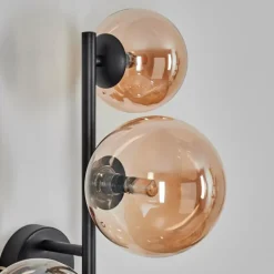 Chehalis Boule lumineuse, Applique murale Ambre, 3 lumières