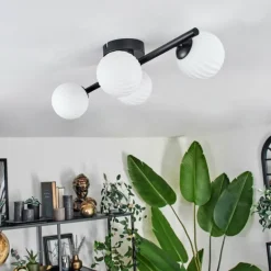 Chehalis Plafonnier Blanc, 4 lumières