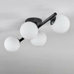 Chehalis Plafonnier Blanc, 4 lumières