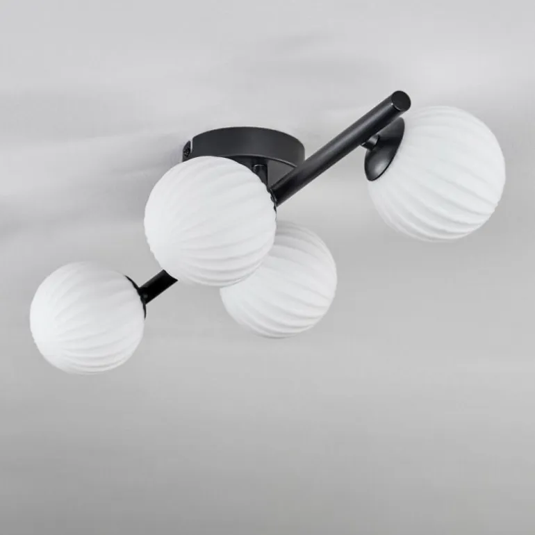 Chehalis Plafonnier Blanc, 4 lumières