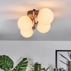 Chehalis Plafonnier Blanc, 4 lumières