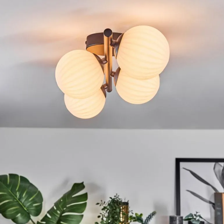Chehalis Plafonnier Blanc, 4 lumières