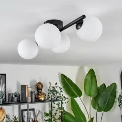 Chehalis Plafonnier Blanc, 4 lumières