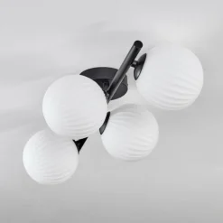 Chehalis Plafonnier Blanc, 4 lumières