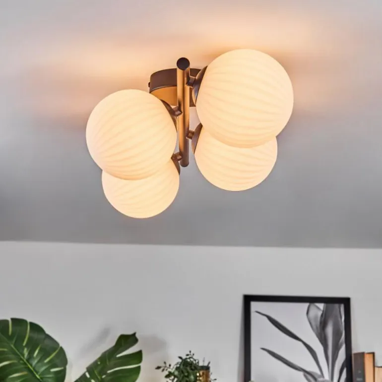 Chehalis Plafonnier Blanc, 4 lumières