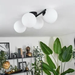 Chehalis Plafonnier Blanc, 4 lumières