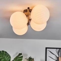 Chehalis Plafonnier Blanc, 4 lumières