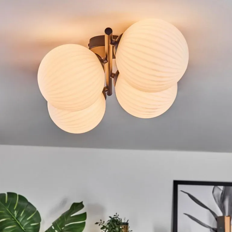Chehalis Plafonnier Blanc, 4 lumières