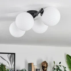 Chehalis Plafonnier Blanc, 4 lumières