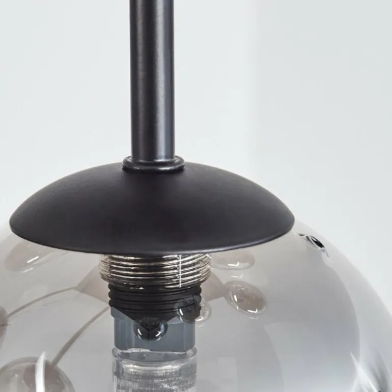 Chehalis Plafonnier, Boule lumineuse Fumé, 9 lumières
