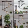 Chehalis Plafonnier, Boule lumineuse Clair, Fumé, 9 lumières