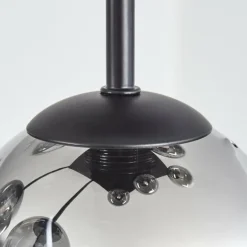 Chehalis Plafonnier, Boule lumineuse Clair, Fumé, 9 lumières