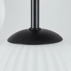 Chehalis Plafonnier, Boule lumineuse Blanc, 9 lumières