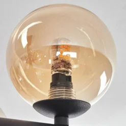 Chehalis Plafonnier, Boule lumineuse Ambre, 8 lumières