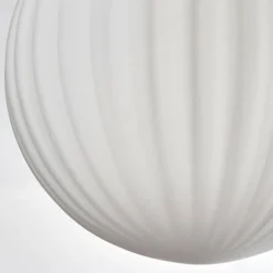 Chehalis Plafonnier, Boule lumineuse 76 cm Blanc, 12 lumières