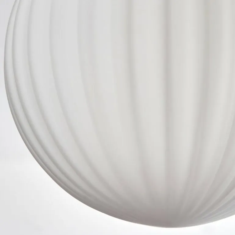 Chehalis Plafonnier, Boule lumineuse 76 cm Blanc, 12 lumières