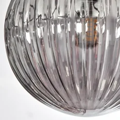 Chehalis Plafonnier, Boule lumineuse 76 cm Fumé, 12 lumières