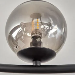 Chehalis Plafonnier, Boule lumineuse Fumé, 12 lumières