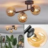 Chehalis Plafonnier, Boule lumineuse Ambre, 3 lumières