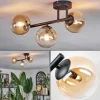 Chehalis Plafonnier, Boule lumineuse Ambre, Clair, 3 lumières