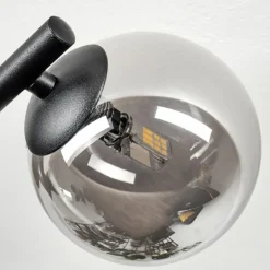 Chehalis Plafonnier, Boule lumineuse 23 cm Ambre, Fumé, 3 lumières