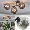 Chehalis Plafonnier, Boule lumineuse Fumé, 3 lumières