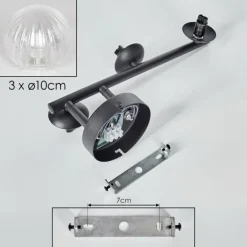 Chehalis Plafonnier, Boule lumineuse Clair, 3 lumières