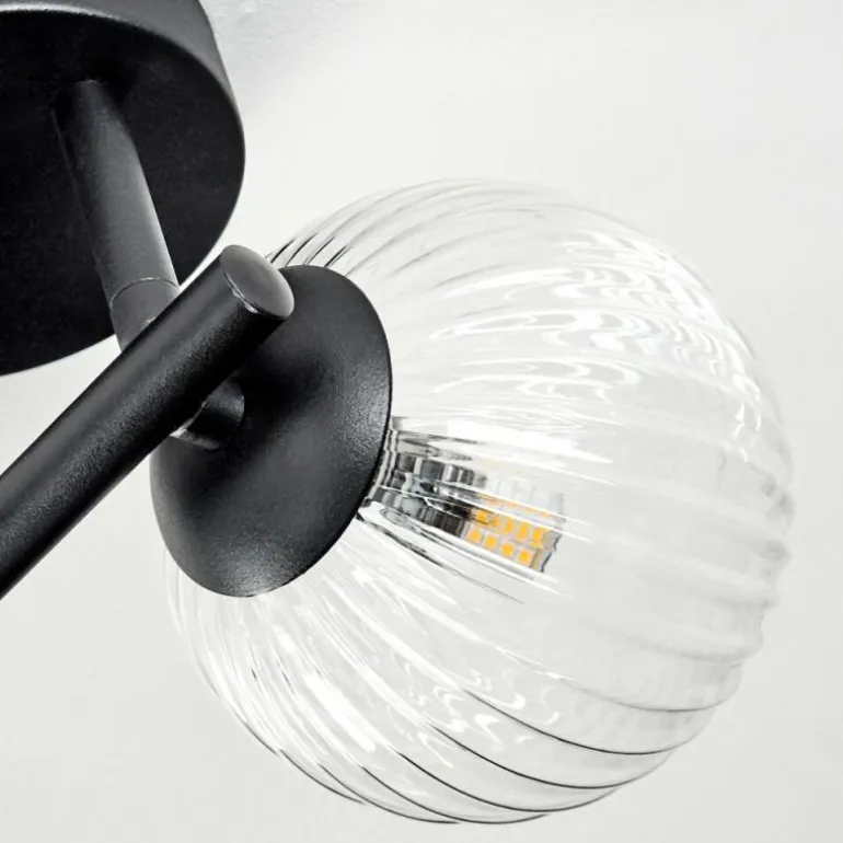 Chehalis Plafonnier, Boule lumineuse Clair, 3 lumières