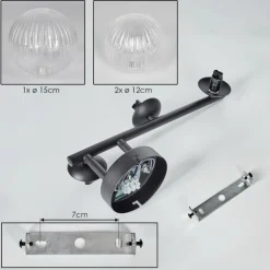 Chehalis Plafonnier, Boule lumineuse Clair, 3 lumières