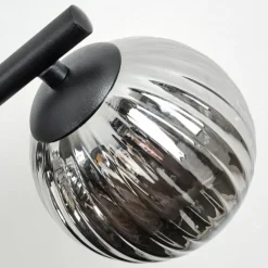 Chehalis Plafonnier, Boule lumineuse Fumé, 3 lumières