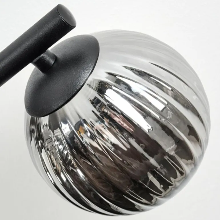 Chehalis Plafonnier, Boule lumineuse Fumé, 3 lumières