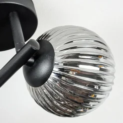 Chehalis Plafonnier, Boule lumineuse Fumé, 3 lumières