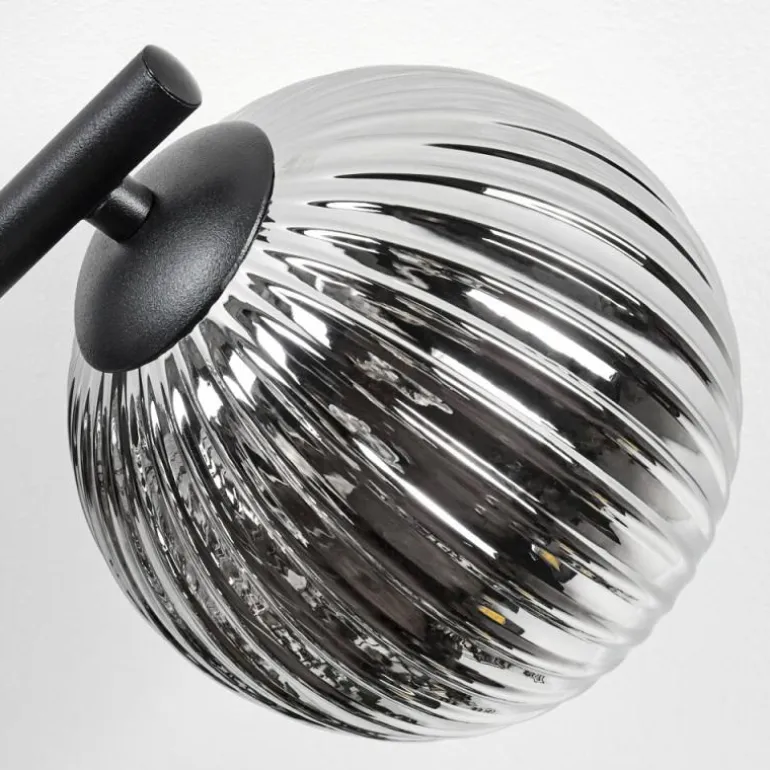 Chehalis Plafonnier, Boule lumineuse Fumé, 3 lumières