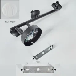 Chehalis Plafonnier, Boule lumineuse Blanc, 3 lumières