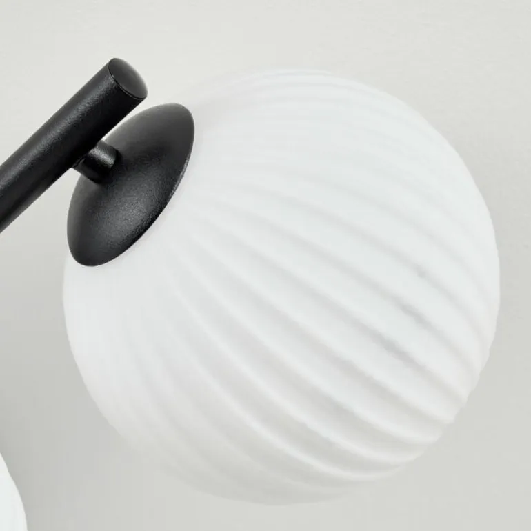 Chehalis Plafonnier, Boule lumineuse Blanc, 3 lumières