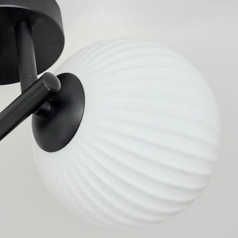 Chehalis Plafonnier, Boule lumineuse Blanc, 3 lumières