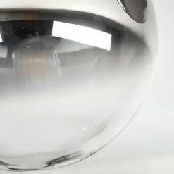 Chehalis Plafonnier, Boule lumineuse Clair, Fumé, 3 lumières